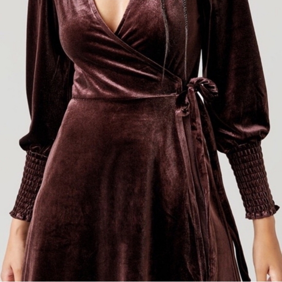 BLUE RAIN small wrap dress - Picture 3 of 4